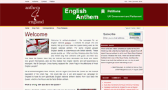 Desktop Screenshot of anthem4england.co.uk