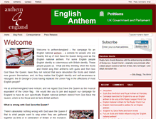 Tablet Screenshot of anthem4england.co.uk